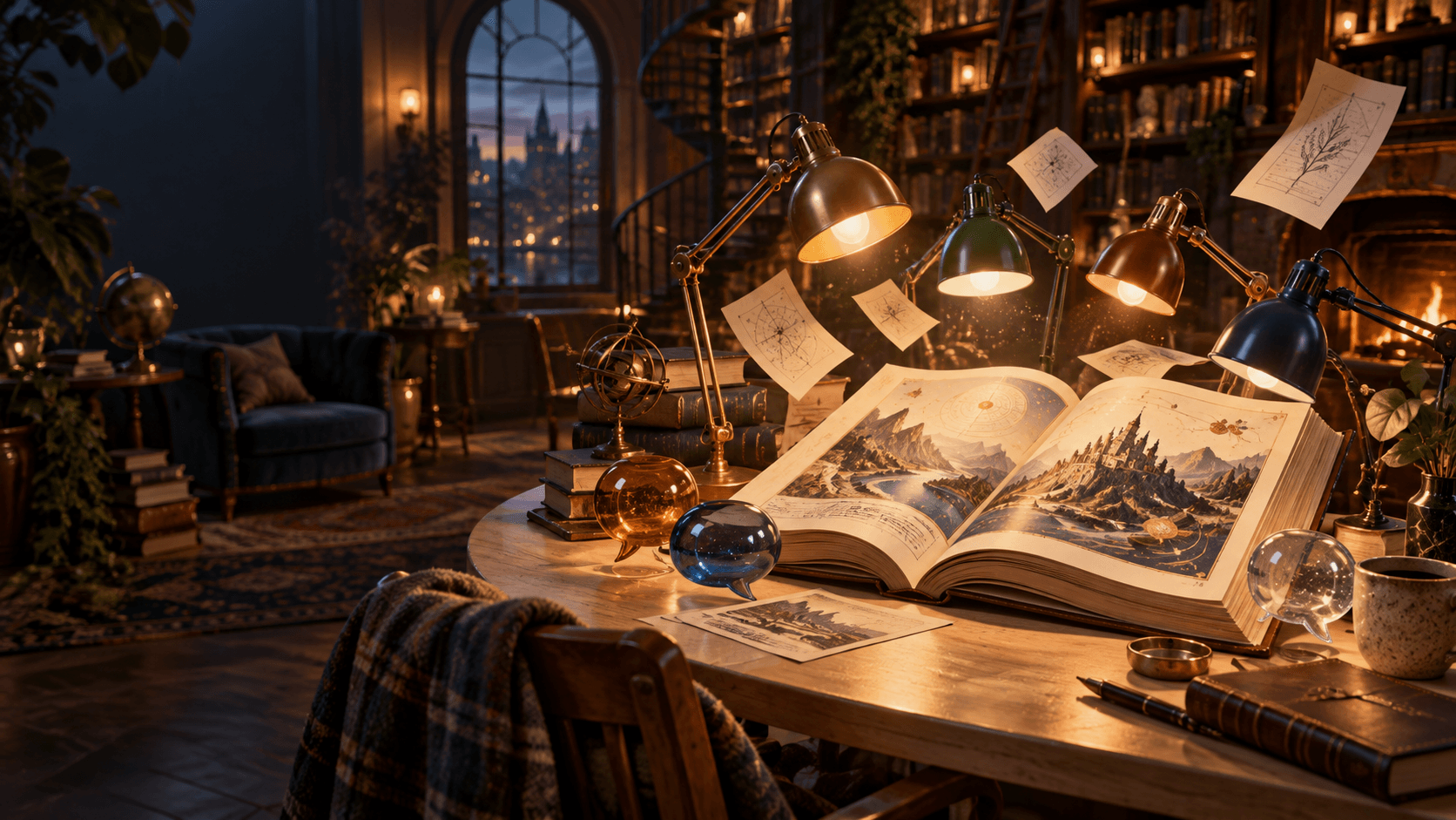Study Room — une création visuelle originale inspirée du projet